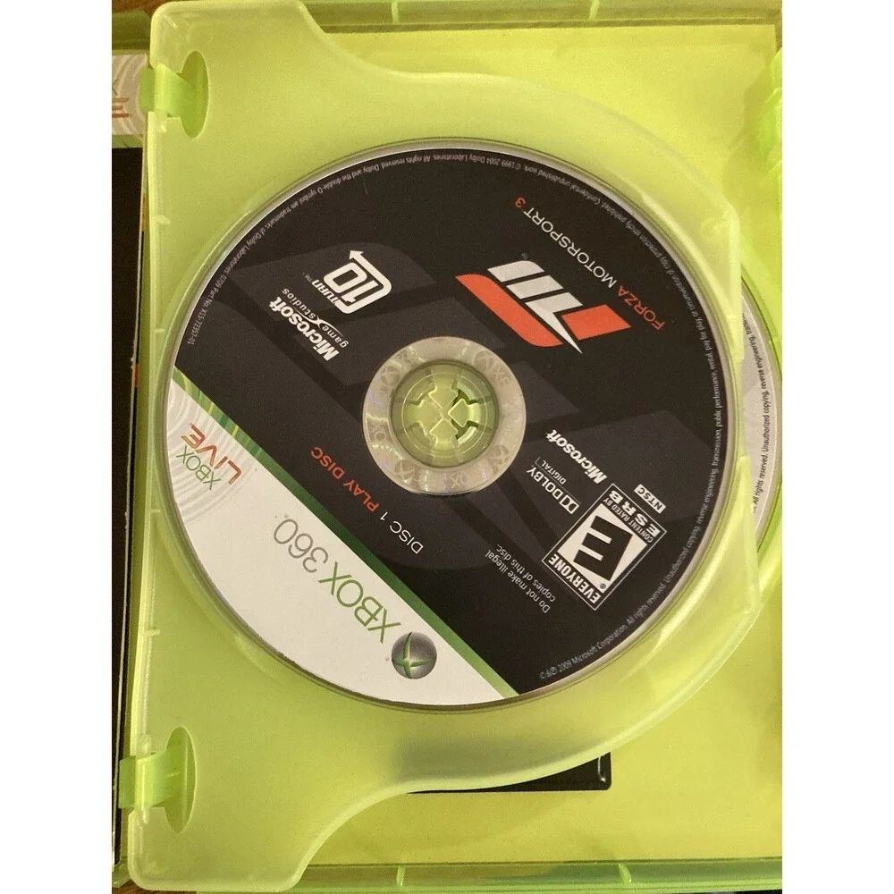 Forza Motorsport 3 Xbox 360 - Disc 1 & Disc 2 Content Install - Authentic